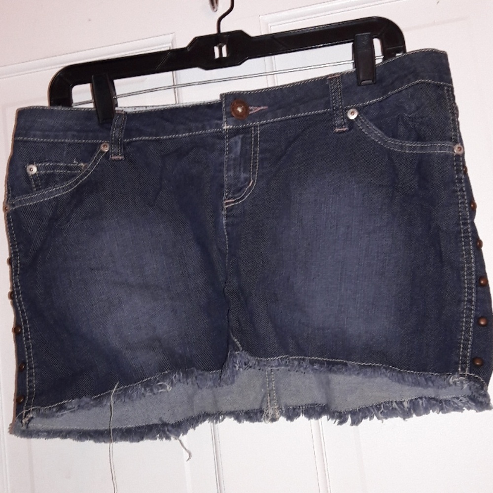 DKNY Jean mini skirt